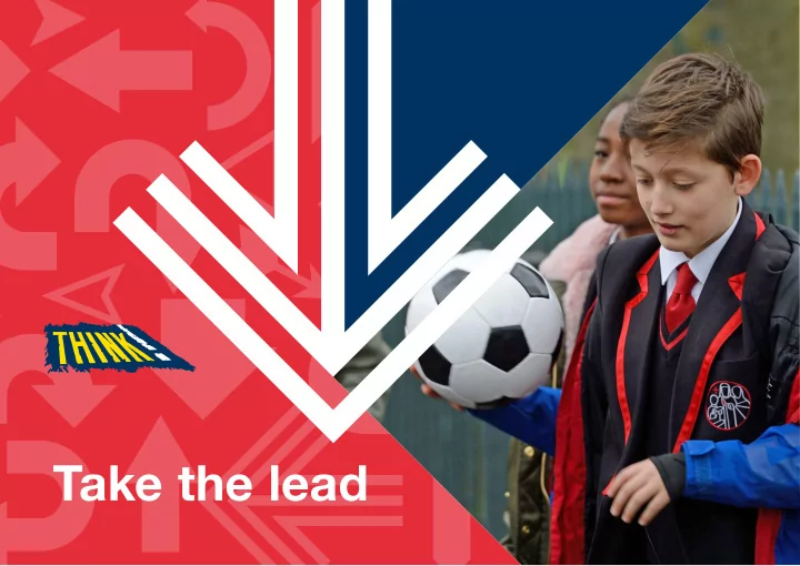 take the lead find the safest place to cross before