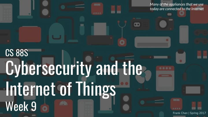 cybersecurity and the internet of things