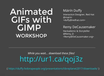 Animated Mirn Du ff y  Interaction Designer, Red Hat  GIFs with  @mairin &lt;du ff