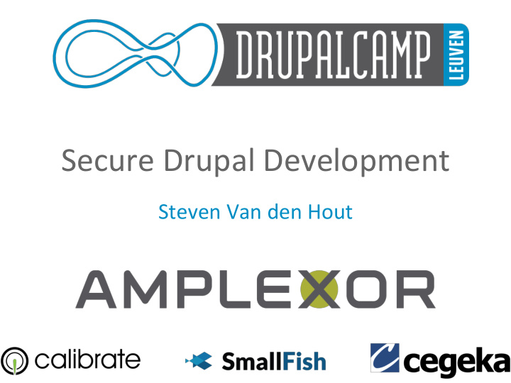 secure drupal development
