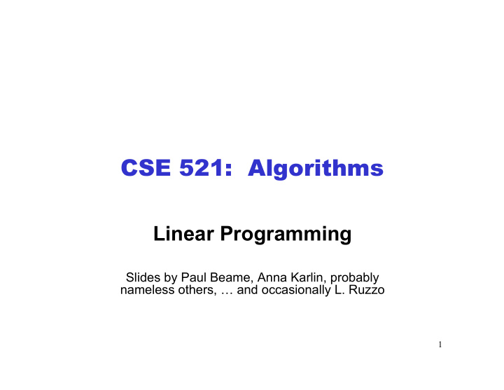 cse 521 algorithms