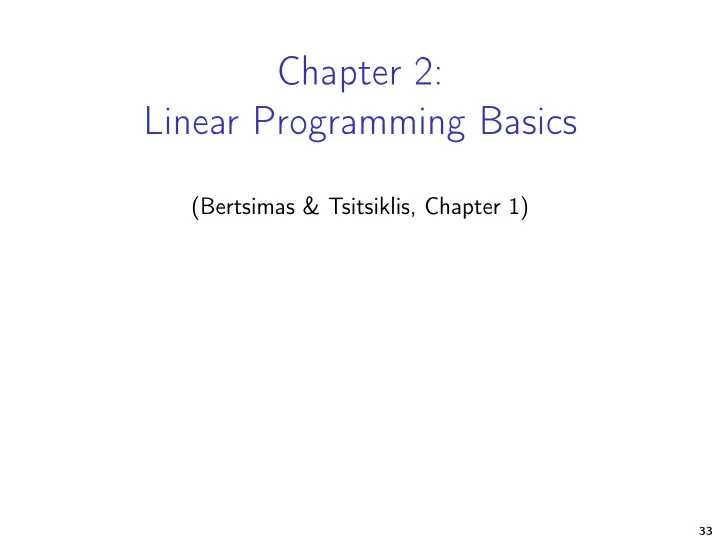 chapter 2 linear programming basics
