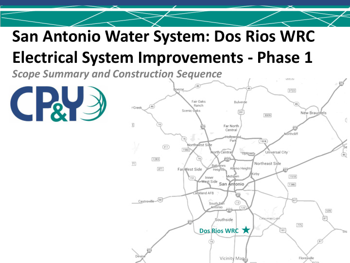 san antonio water system dos rios wrc electrical system