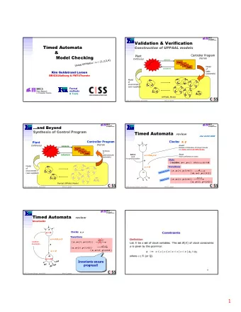 UC  UCb  b  1  2  methods  a  b  c  3  4  &amp; Tools  b  c  3  4  UPPAAL Model  2  DISC Summer