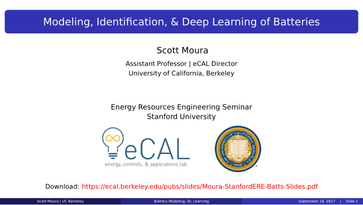 modeling identification deep learning of batteries