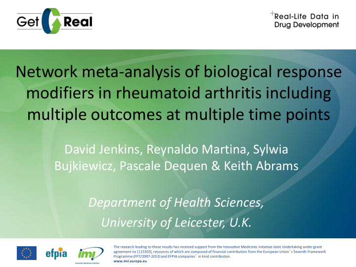 network meta analysis of biological response modifiers in