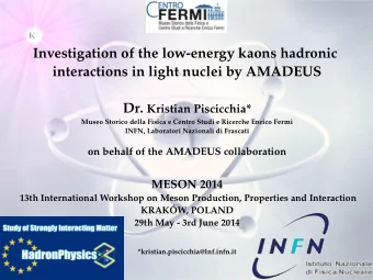 Investigation of the lowenergy kaons hadronic  interactions in light nuclei by AMADEUS Dr.