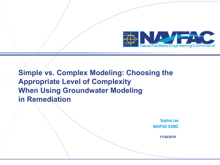 simple vs complex modeling choosing the appropriate level