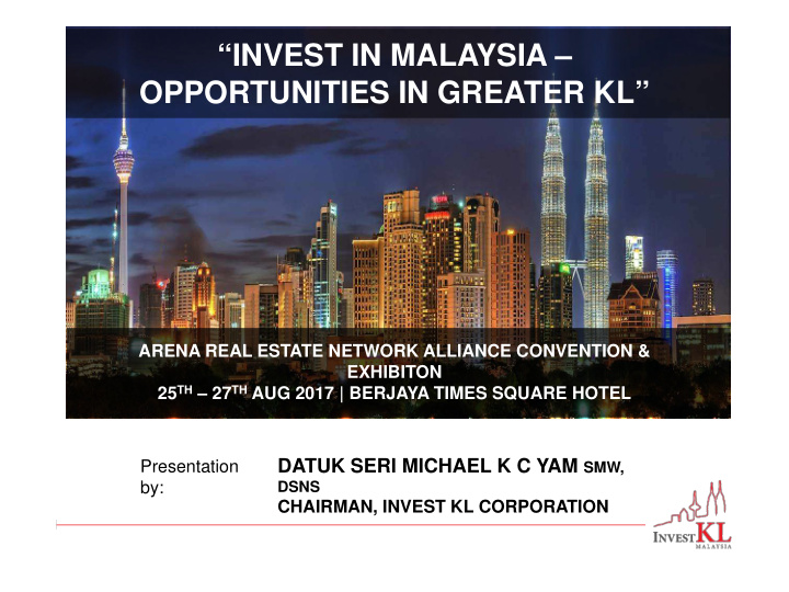 invest in malaysia opportunities in greater kl