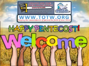HAPPY PENTECOST !  1  2 The  Fe a s t  of  We e k s  3  Strong's Greek Dictionary 4005.