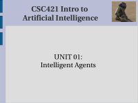 csc421 intro to artificial intelligence