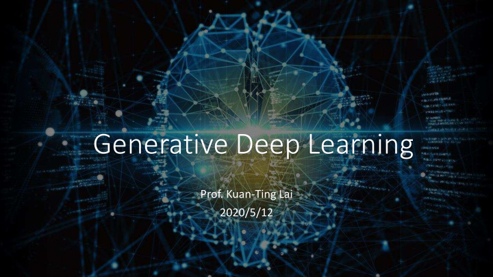 generative deep learning