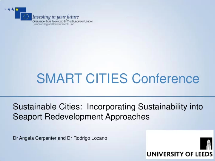 smart cities conference