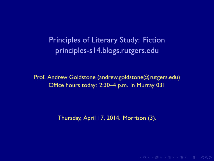 principles of literary study fiction principles s14 blogs