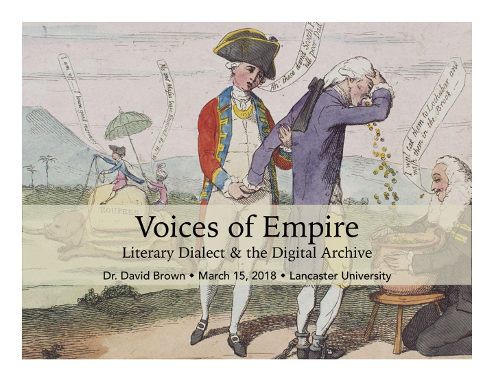 voices of empire