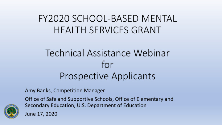 technical assistance webinar