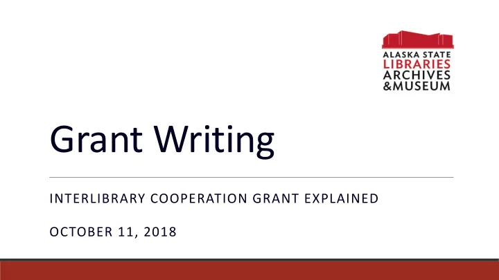 grant writing