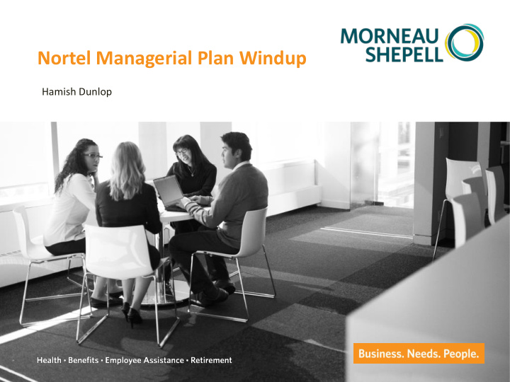 nortel managerial plan windup