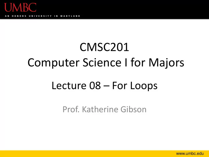 cmsc201 computer science i for majors