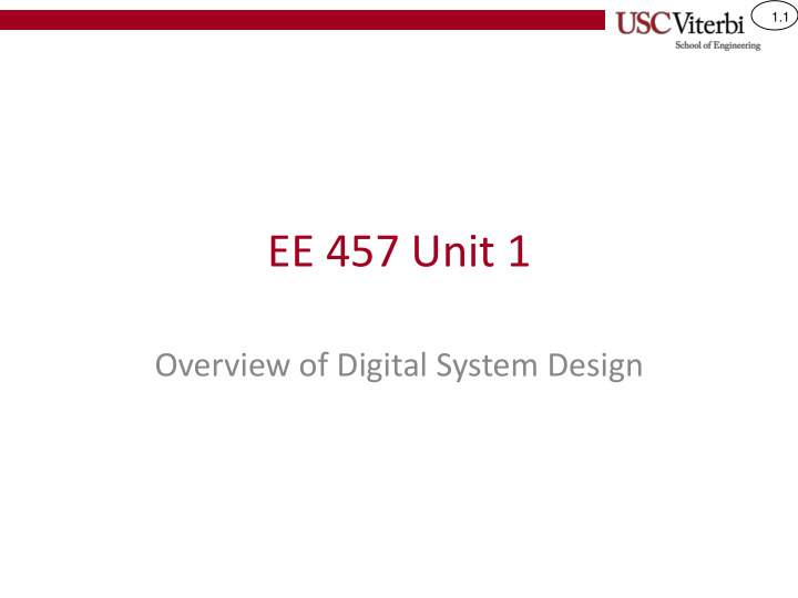 ee 457 unit 1