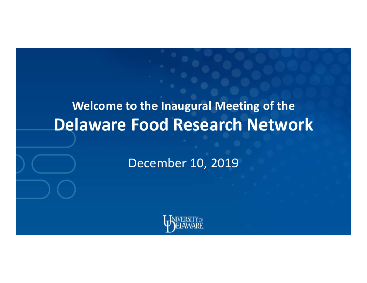 delaware food research network