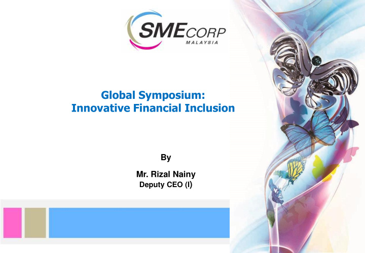 global symposium innovative financial inclusion