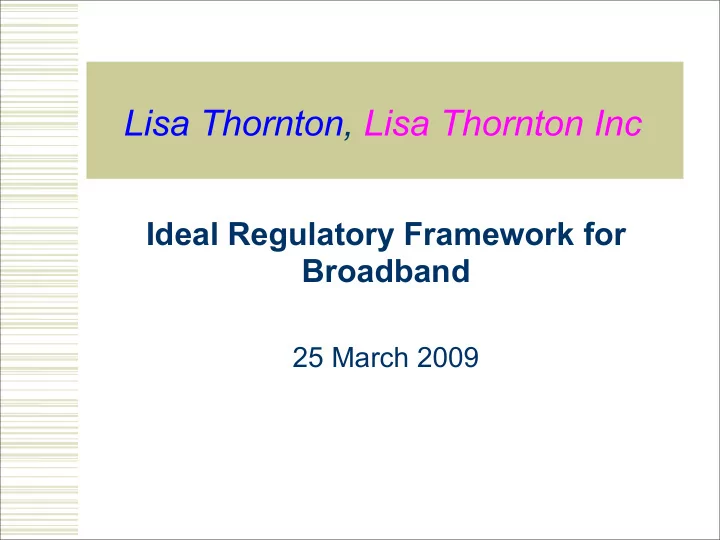 lisa thornton lisa thornton inc