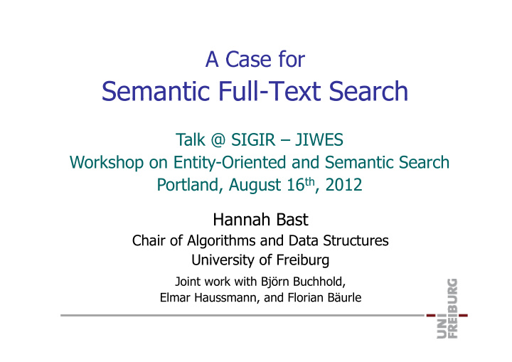 semantic full text search semantic full text search