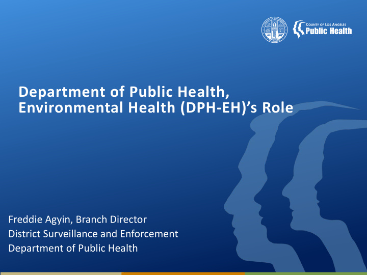 department of public health environmental health dph eh s