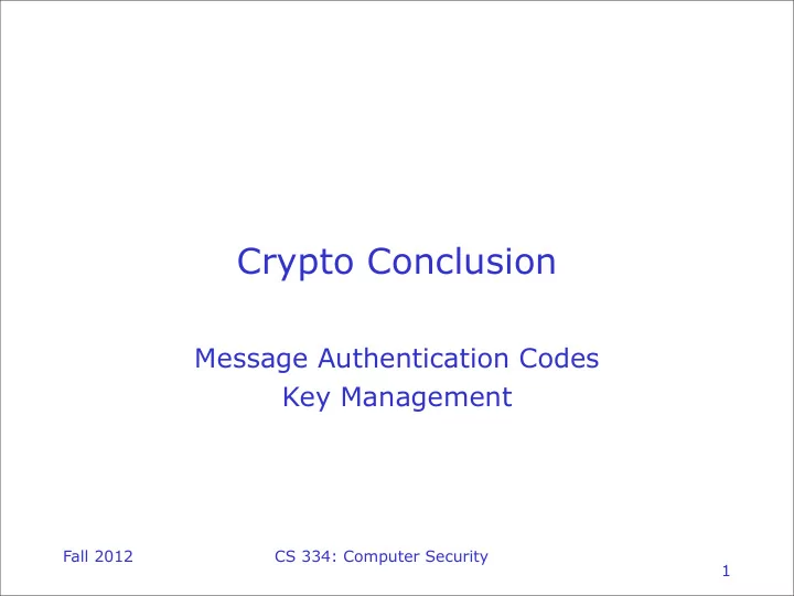 crypto conclusion