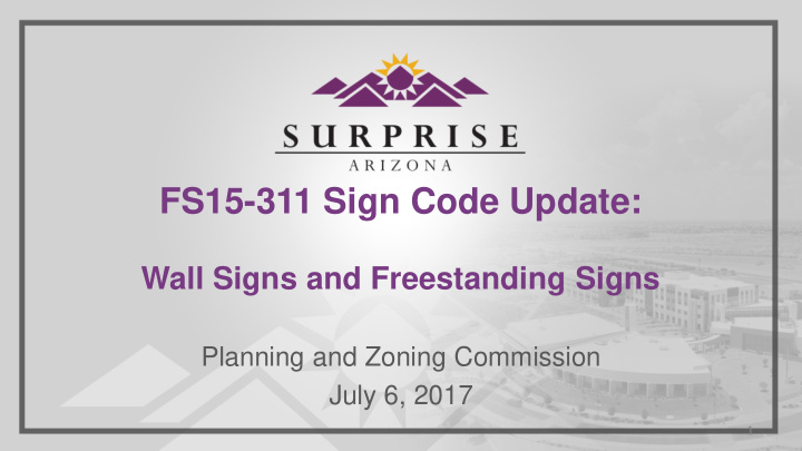 fs15 311 sign code update wall signs and freestanding