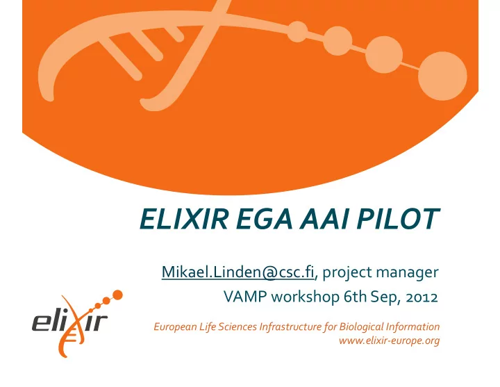 elixir ega aai pilot