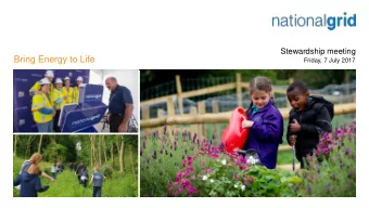 Bring Energy to Life  Friday, 7 July 2017  Cautionary statement  This presentation contains certain