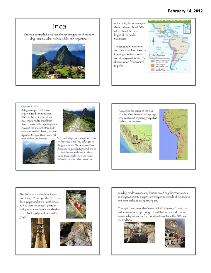 inca