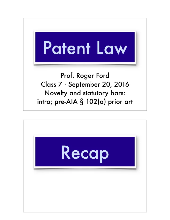 patent law