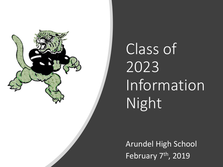 class of 2023 information night