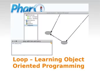 Loop  Learning Object  Oriented Programming  Loop  Educational Software to support teaching