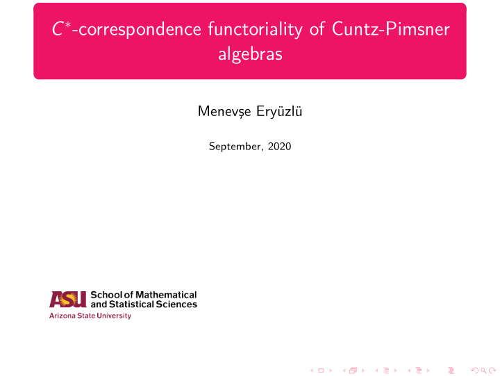 c correspondence functoriality of cuntz pimsner algebras