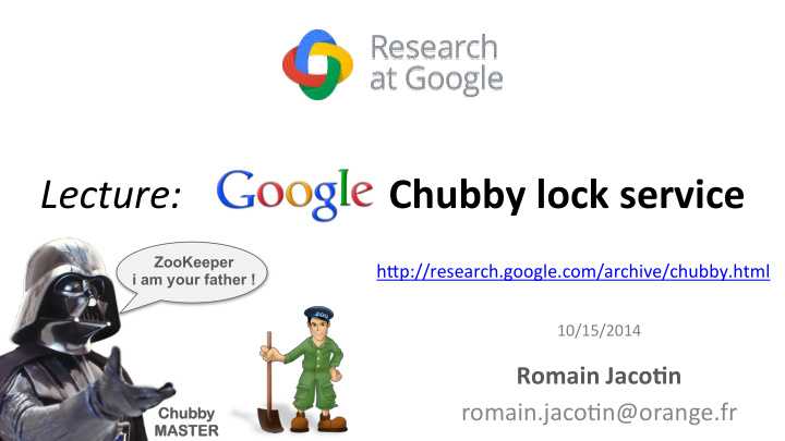 lecture google chubby lock service