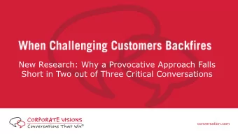 New Research: Why a Provocative Approach Falls  Short in Two out of Three Critical Conversations