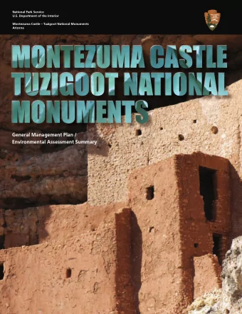 MONTEZUMA CASTLE    TUZIGOOT NATIONAL MONUMENTS  General Management Plan /  Environmental
