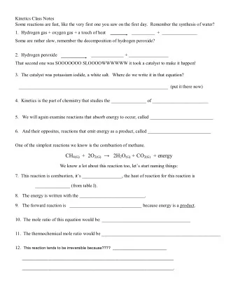 CH 4(G) +  2O 2(G)    2H 2 O (G) + CO 2(G) + energy  We know a lot about this reaction too,
