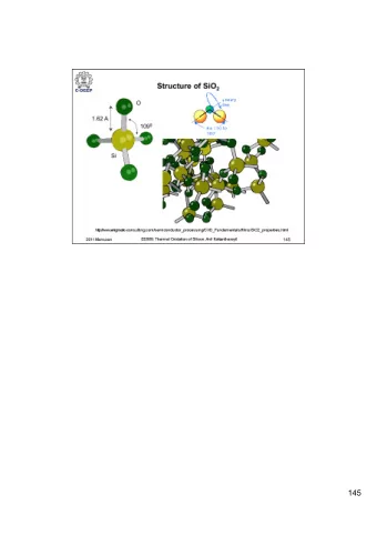 145  Both the diffusion processes and the chemical reaction are thermally activated processes. E 1
