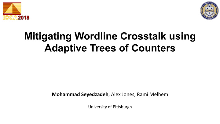 mitigating wordline crosstalk using adaptive trees of