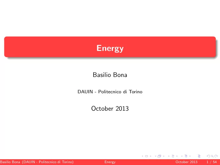 energy