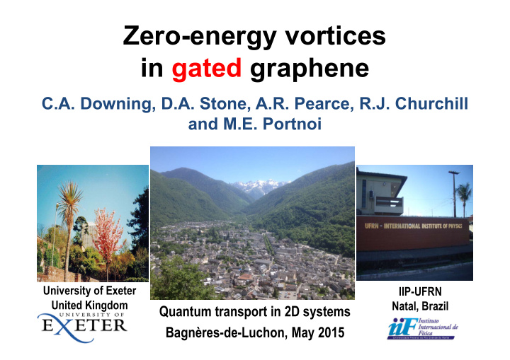 zero energy vortices in gated graphene