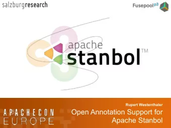 Open Annotation Support for   Apache Stanbol  Apache Stanbol Enhancer POST   content Results