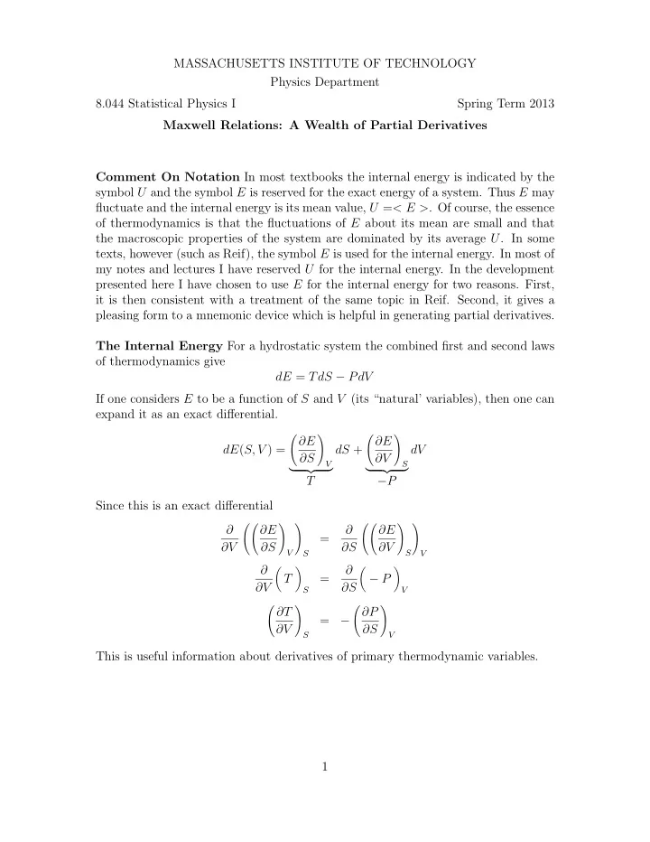 massachusetts institute of technology physics department
