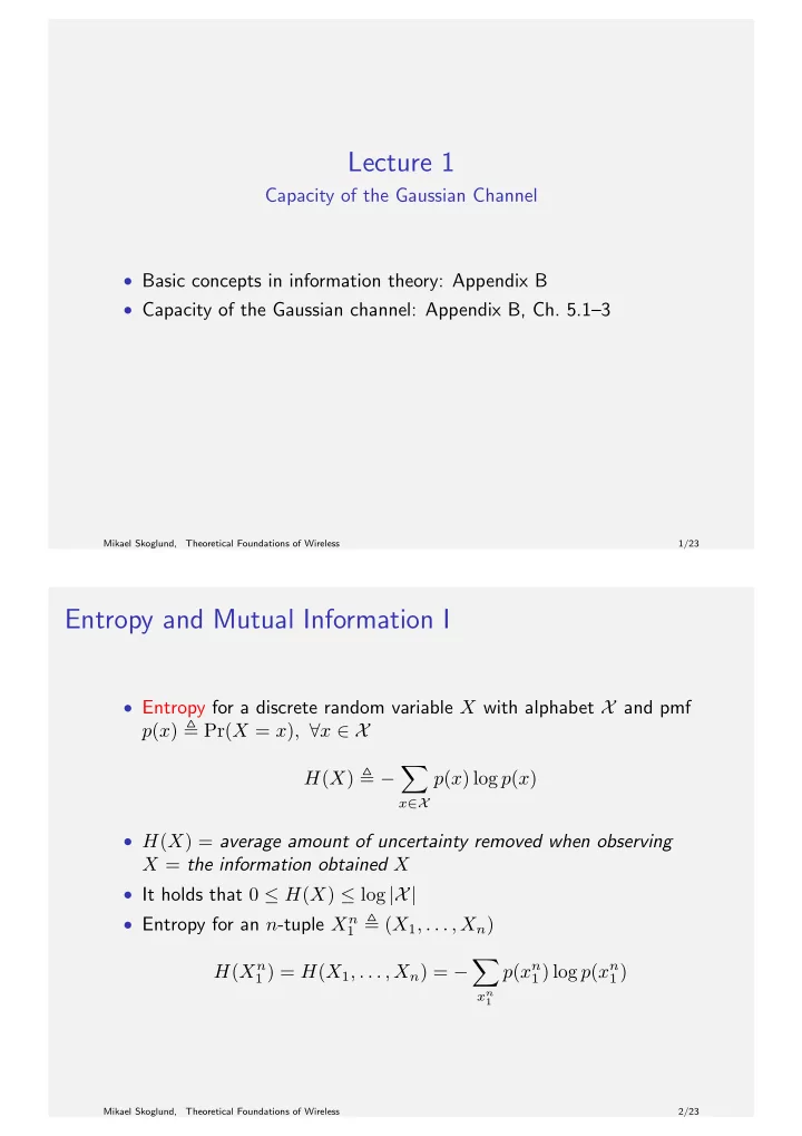 lecture 1