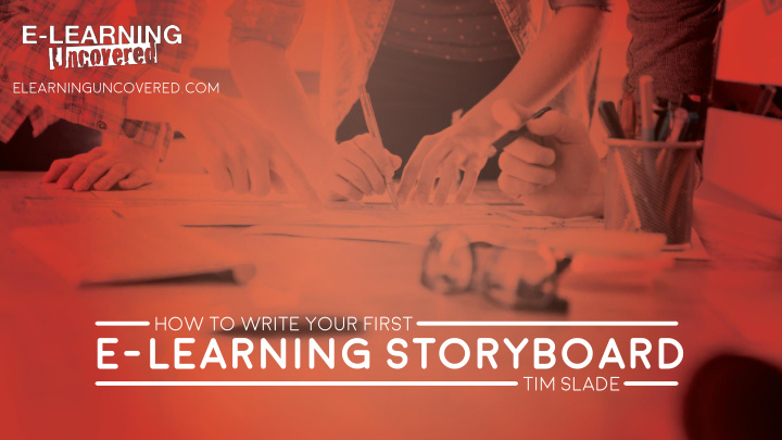 e learning storyboard